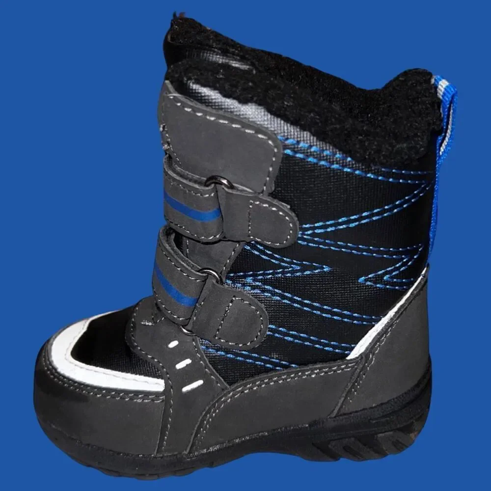 Toddler Totes Blue Julian Winter Boots Size 6 M